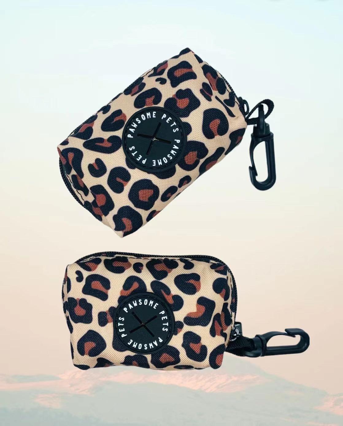 WASTE BAG HOLDER-LEOPARD