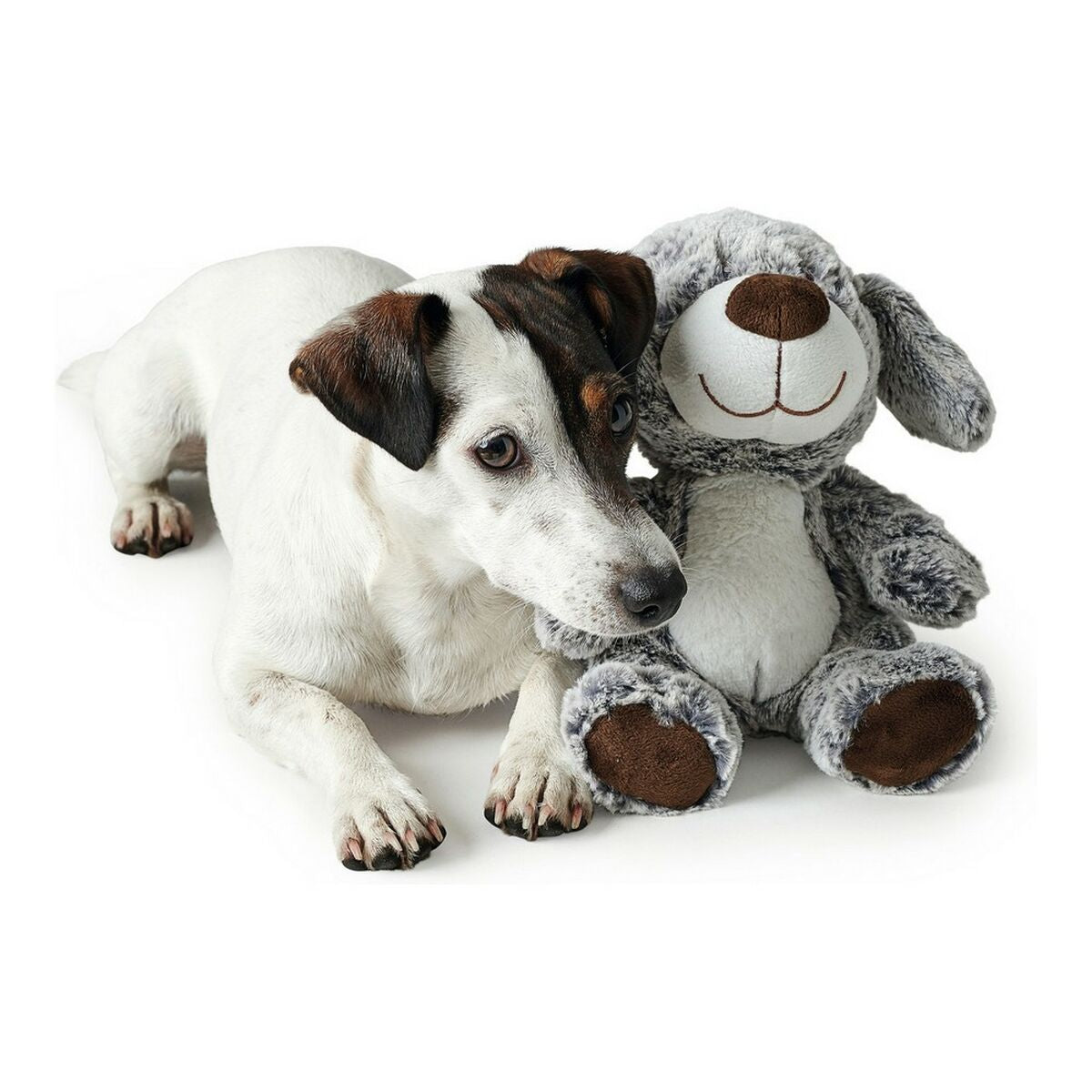 Soft toy for dogs Hunter Faro Grey Polyester Dog