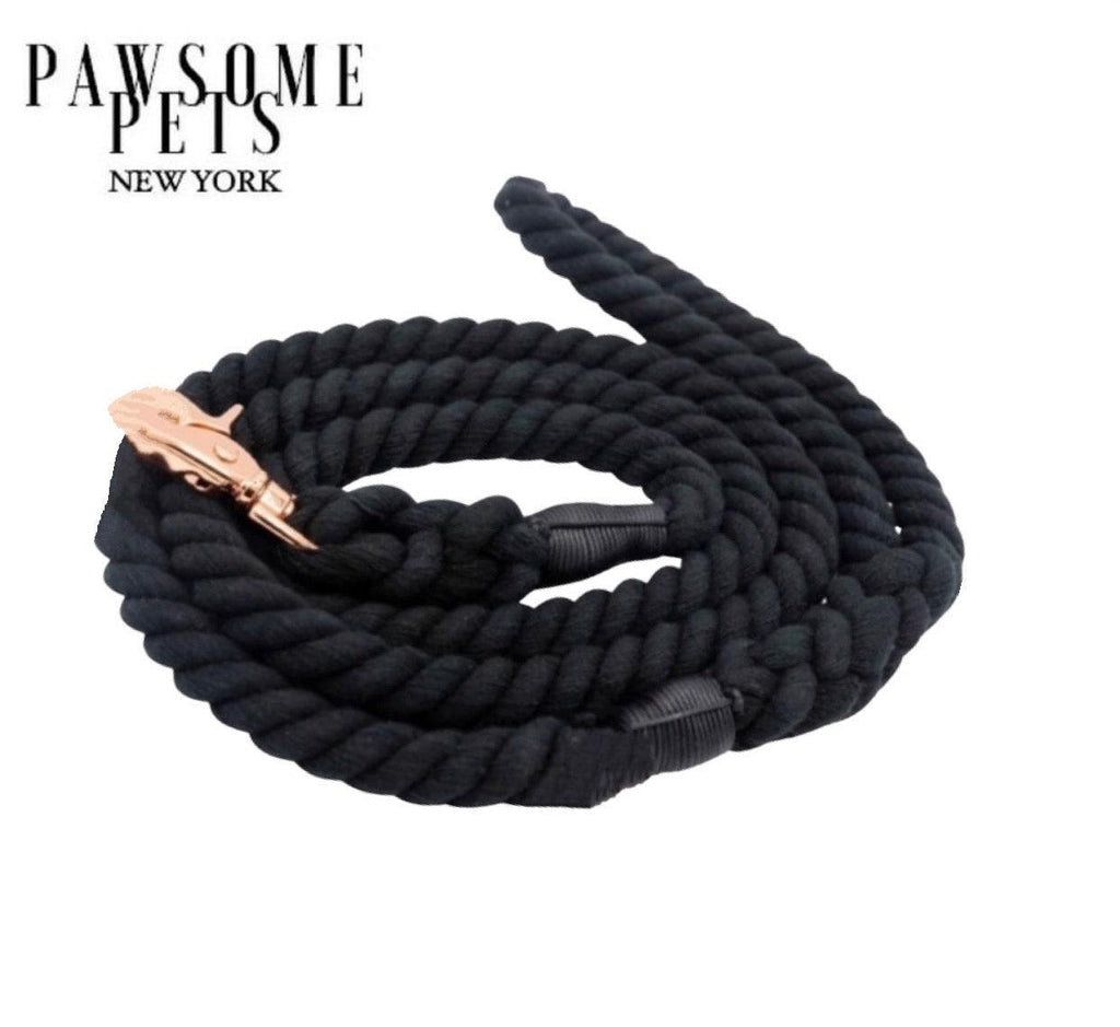 ROPE LEASH - NOIR